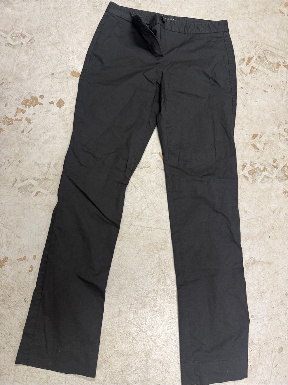 Black Straight-Leg Work Pants - THEORY Size 2 - LIKE NEW Pants